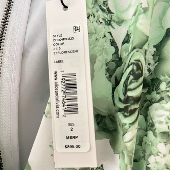 Alice * Olivia Sion Sunburts Pleated Maxi Dress - Picture 4 of 5